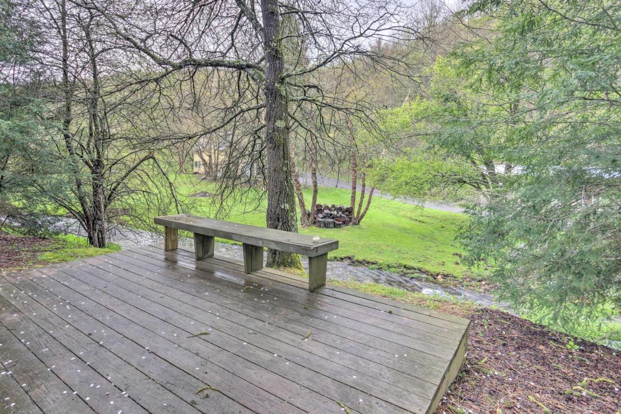 Upscale Rustic Duplex On Stream, Near Blowing Rock Esterno foto
